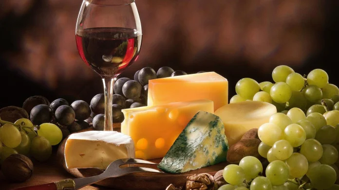 wallpaper-cheese-wine-and-grapes